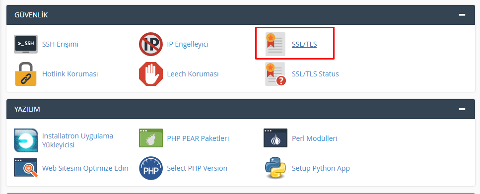 Cpanel SSL 1